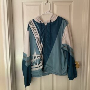 Disney Blue and White Bomber Jacket